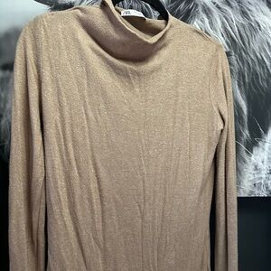 Zara Camel Turtleneck Sweater - Women